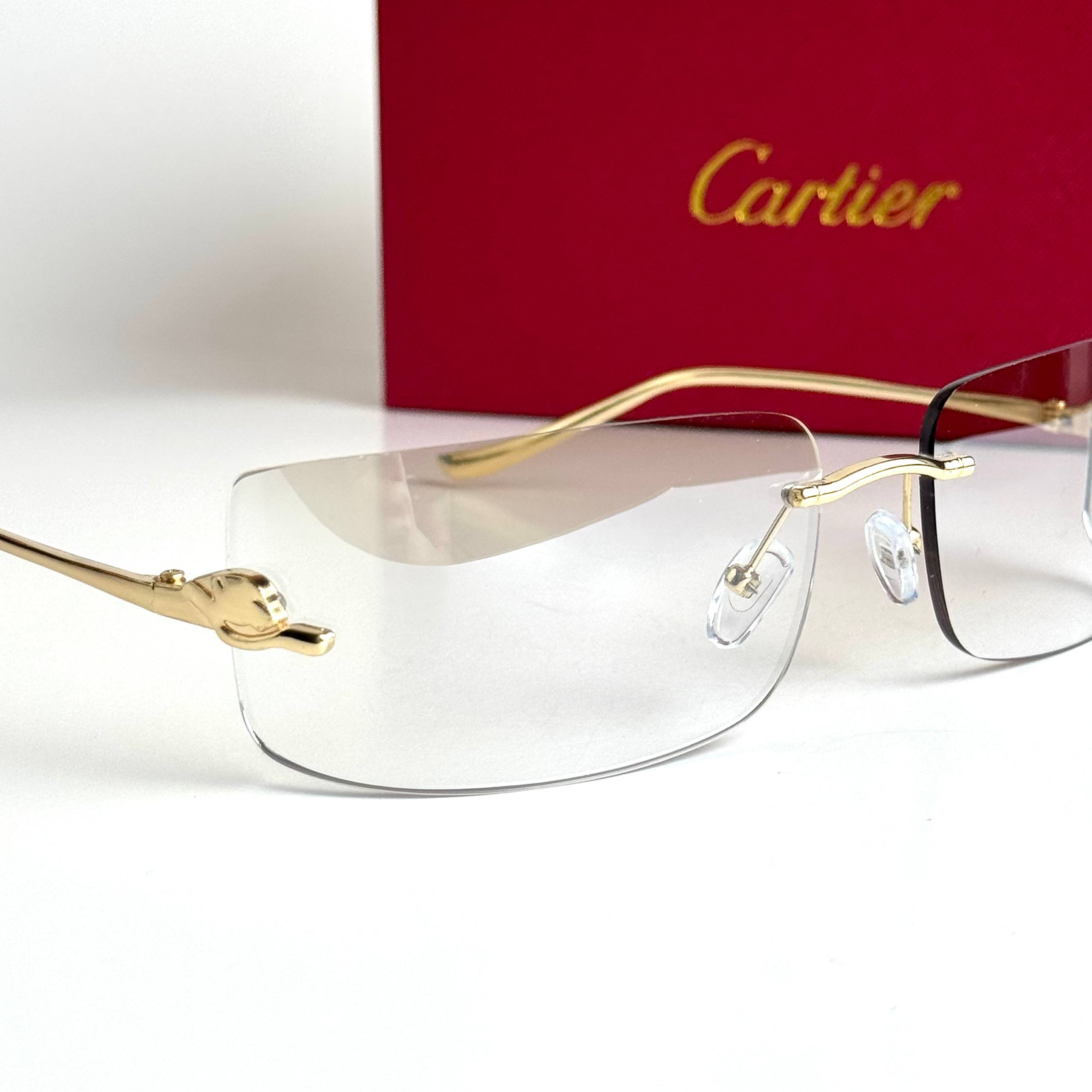 Cartier Rimless CT0436S Gold Nude Sunglasses Lifestyle Lebanon - ChronoVault