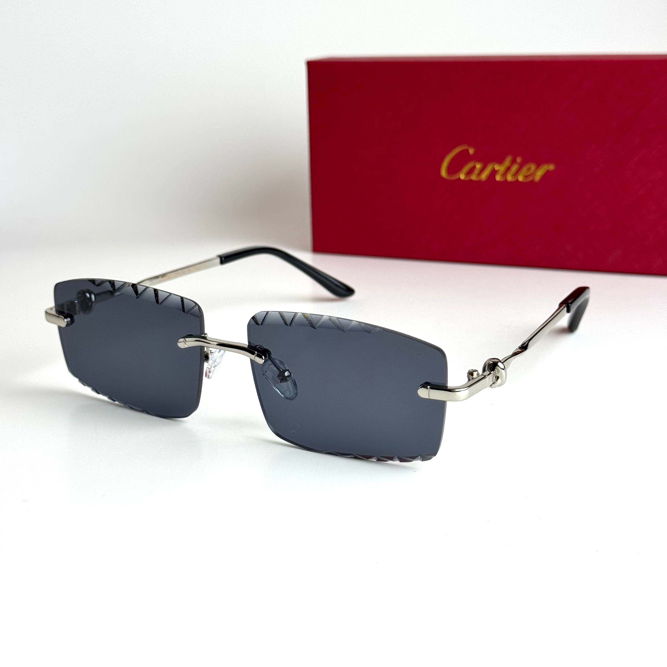 Cartier Rimless CT0425S Silver Black Sunglasses Lebanon - ChronoVault