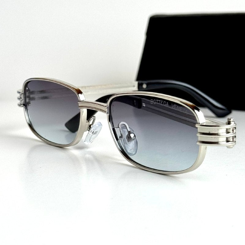 Bottega Veneta BV1284S Silver Grey Gradient Sunglasses Side View Lebanon - ChronoVault