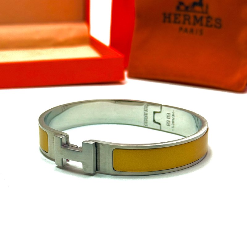 Hermès Clic H - Silver Yellow