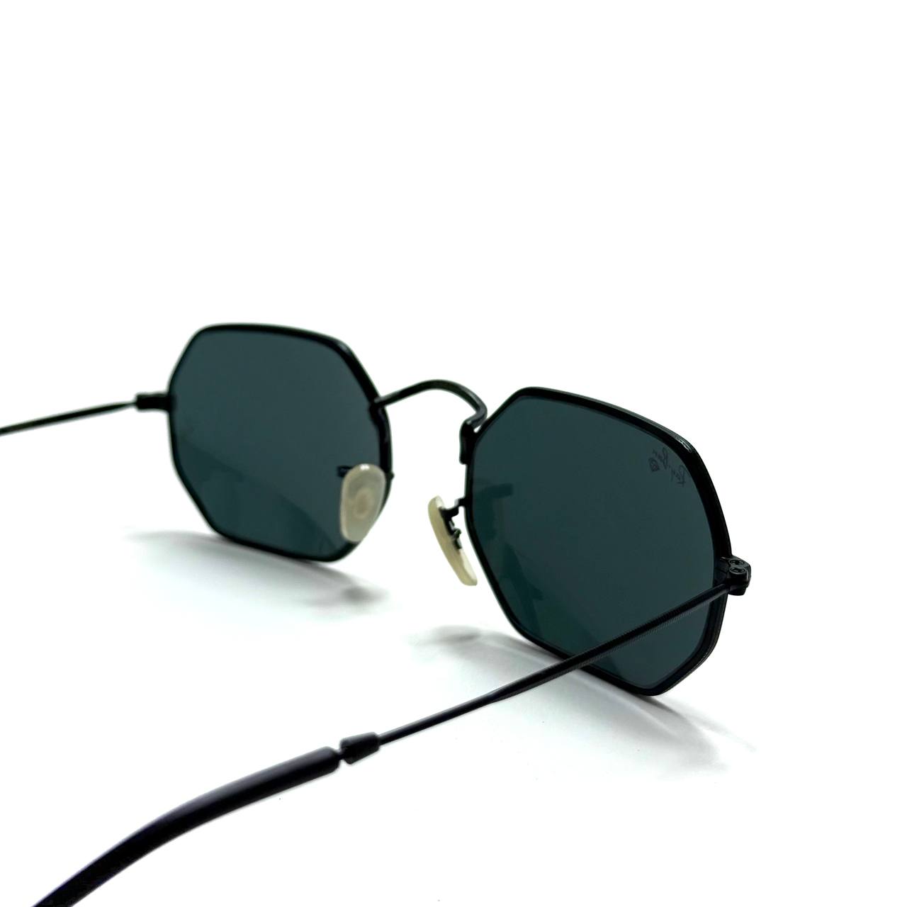 Ray-Ban Geometric – Matte Black / Dark Green