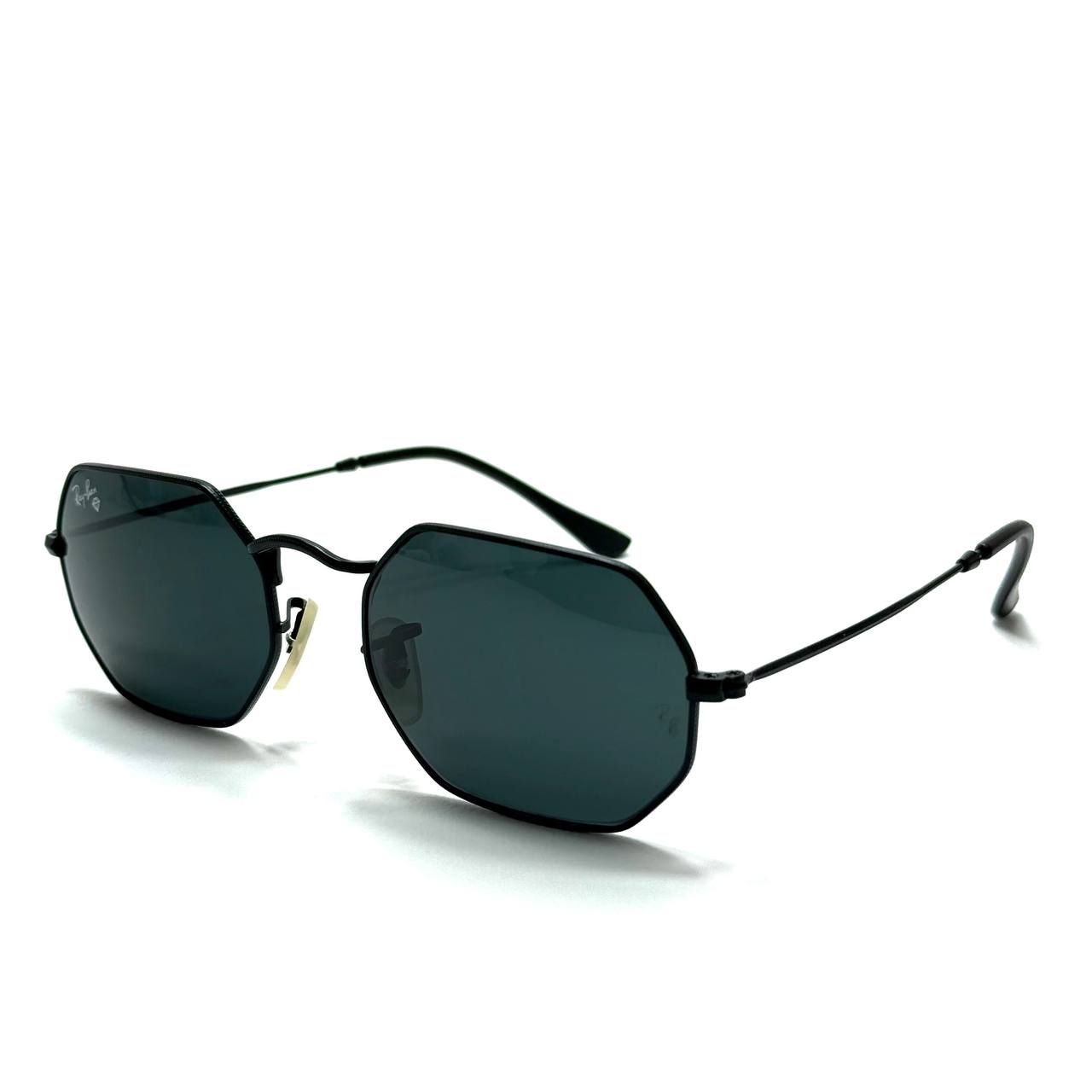 Ray-Ban Geometric – Matte Black / Dark Green