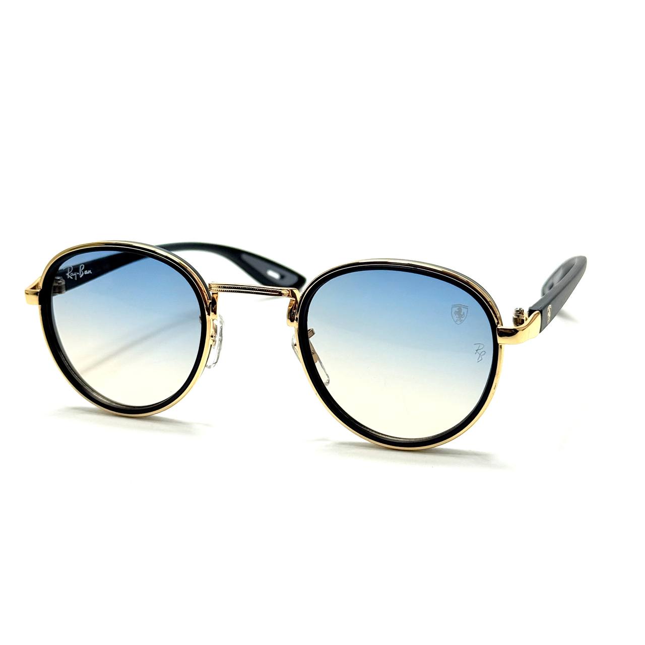 Ray-Ban RB2447M – Black / Gold / Blue Gradient