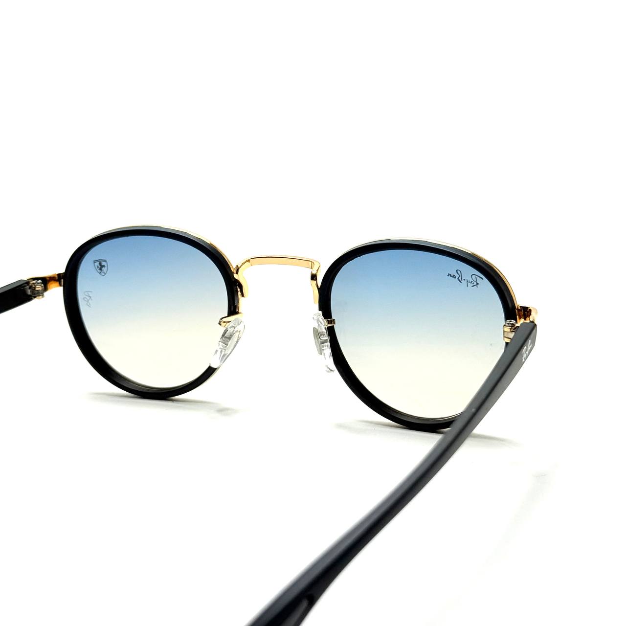 Ray-Ban RB2447M – Black / Gold / Blue Gradient
