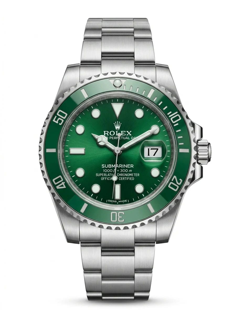 Rolex Submariner Hulk Green Dial Men's Watch Lebanon