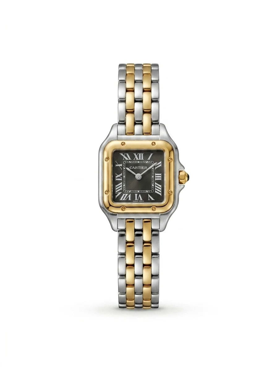 Panthère de Cartier Gold Steel Black Sunray Women's Watch Lebanon