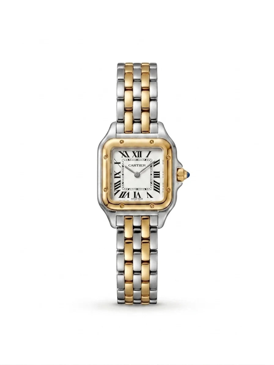 Panthère de Cartier Gold Steel White Sunray Women's Watch Lebanon