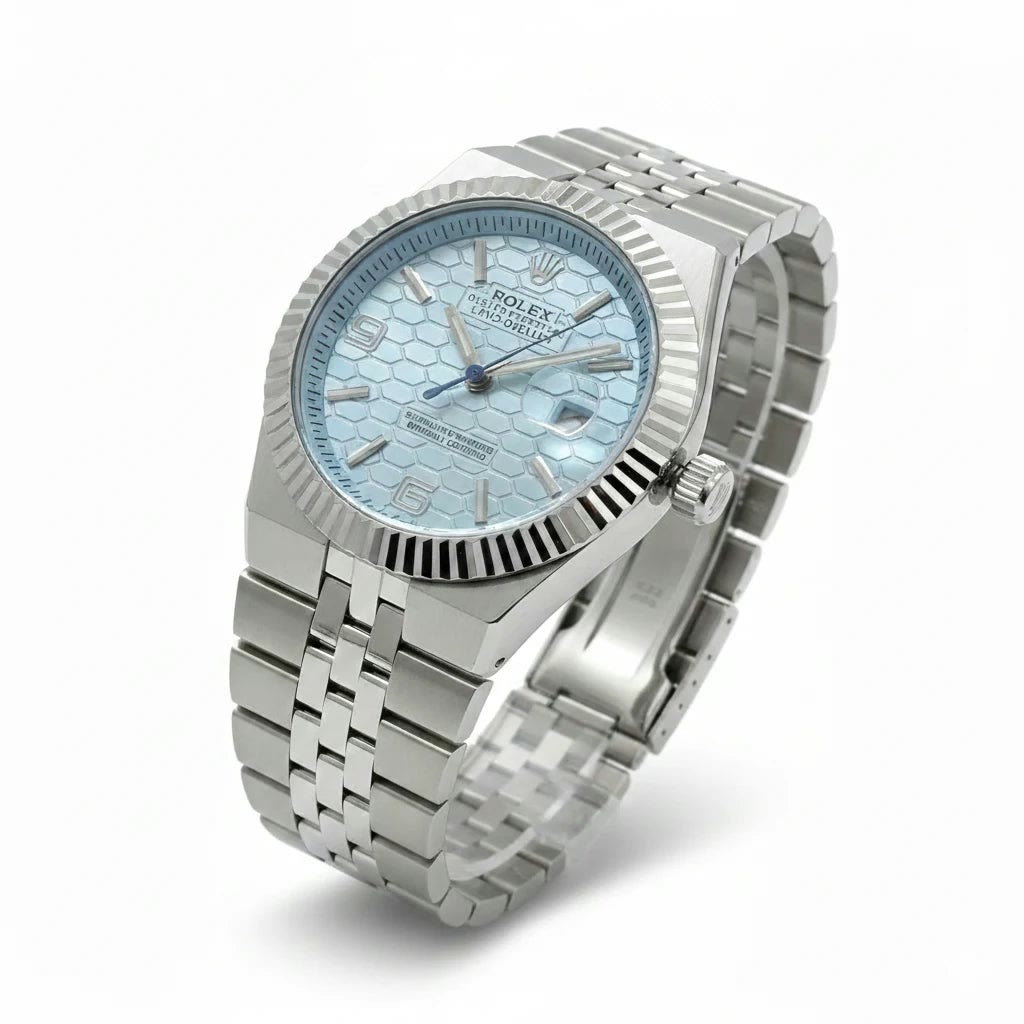 Rolex Datejust Silver Light Blue Men's Watch Lebanon
