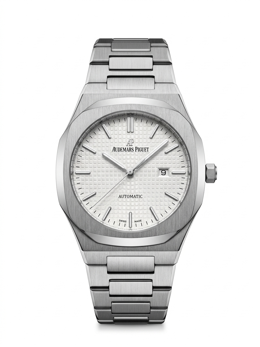 AUDEMARS PIGUET - ROYAL OAK / PLATINUM WHITE
