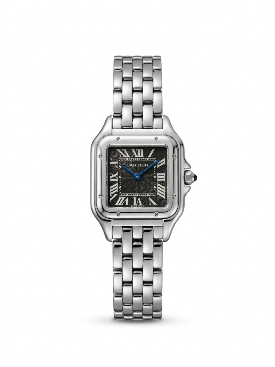 Panthère de Cartier – Stainless Steel with Midnight Black Sunray Dial