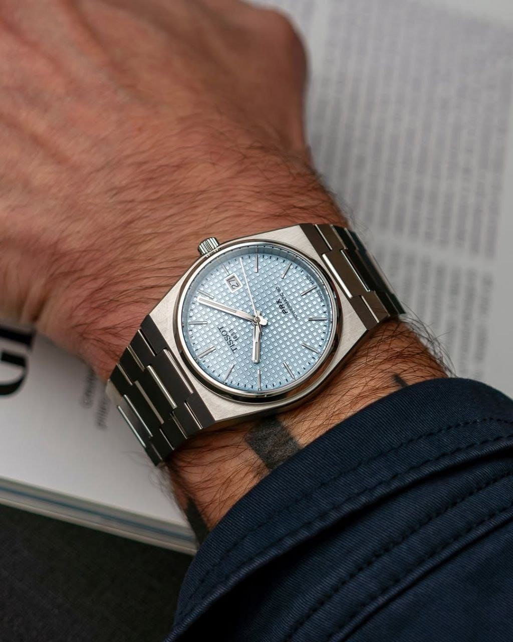 Tissot PRX Powermatic 80 – Silver Aqua