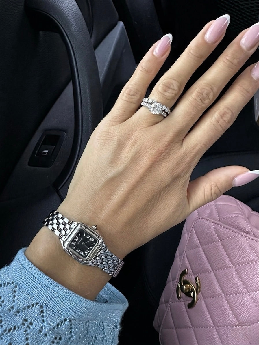 Panthère de Cartier – Stainless Steel with Midnight Black Sunray Dial