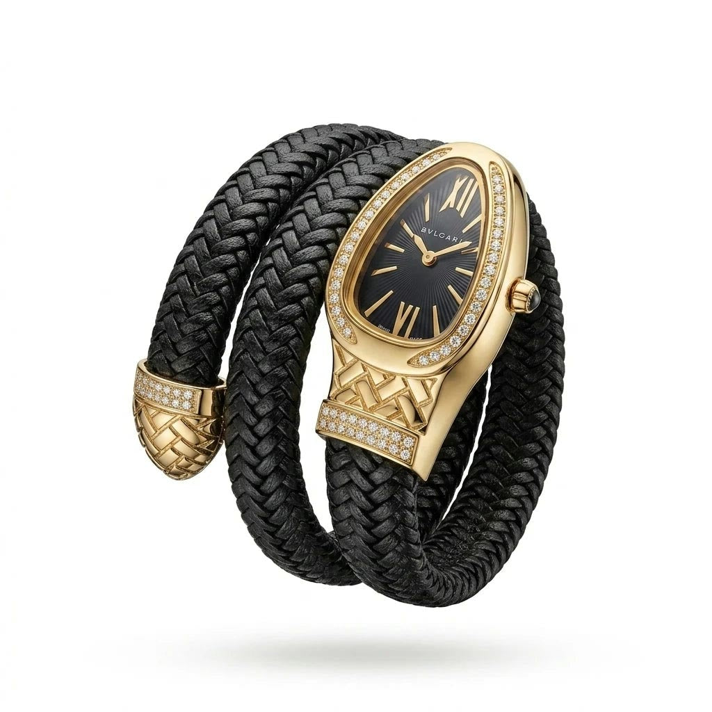Bvlgari Serpenti Twist Gold Black Women's Watch Lebanon