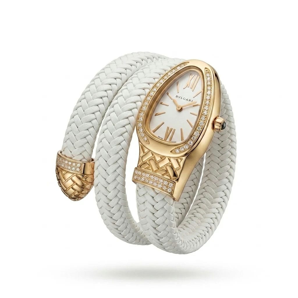Bvlgari Serpenti Snow White Gold Women's Watch Lebanon