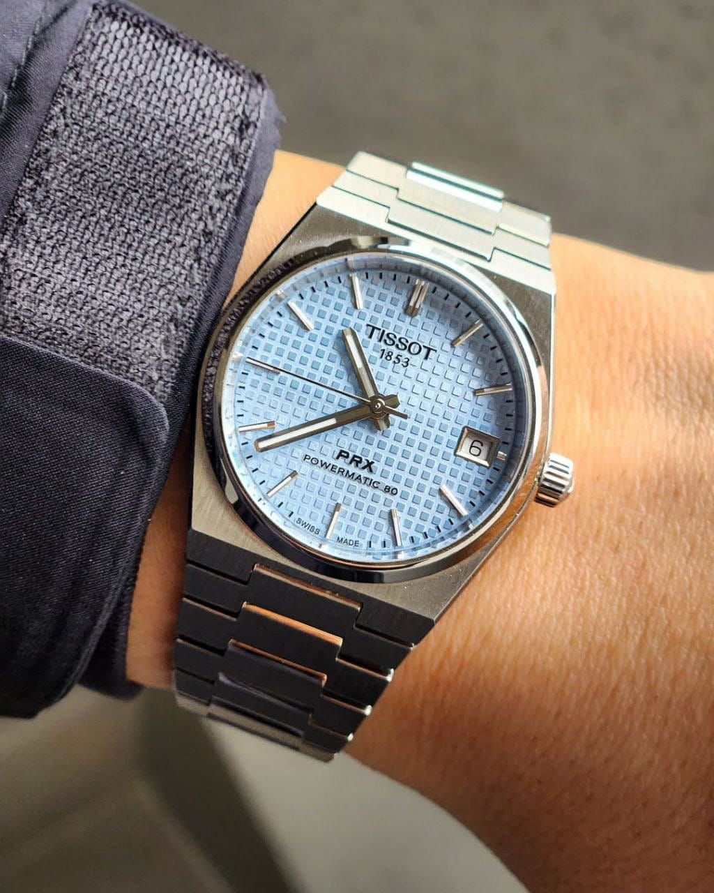 Tissot PRX Powermatic 80 – Silver Aqua