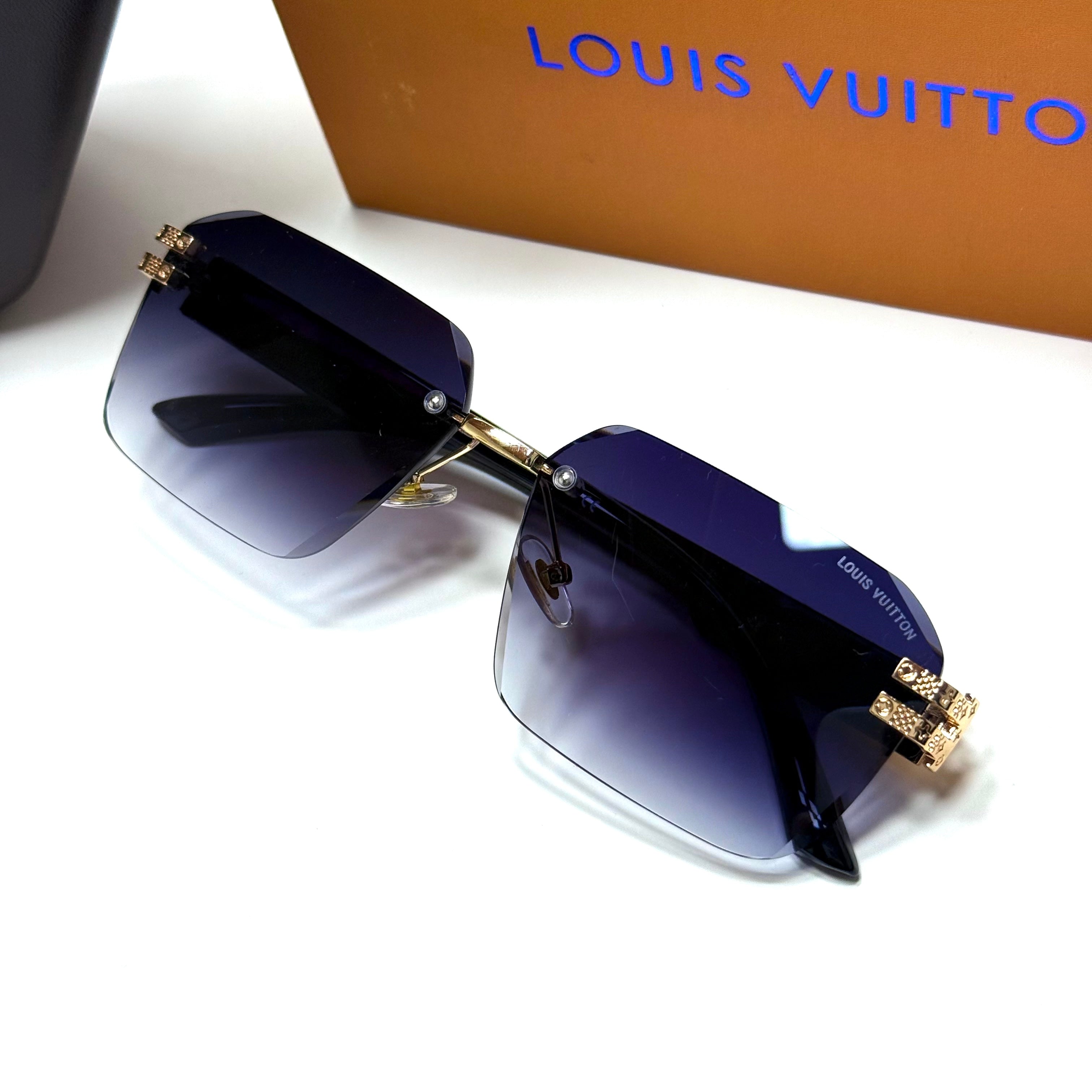 Louis Vuitton Rimless Violet Gradient Sunglasses Side View Lebanon - ChronoVault