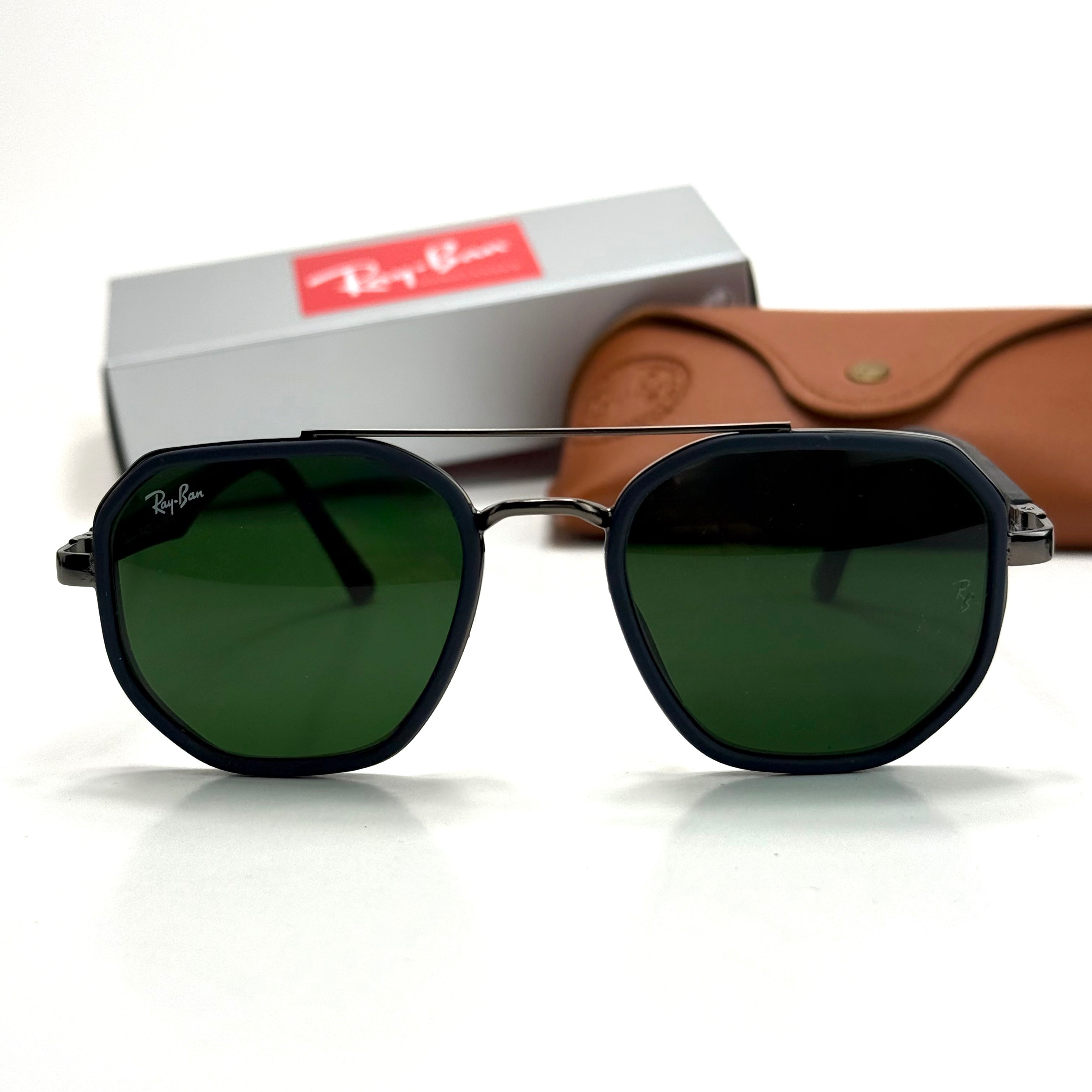 Ray-Ban RB4284M Navy Green Sunglasses Side View Lebanon - ChronoVault