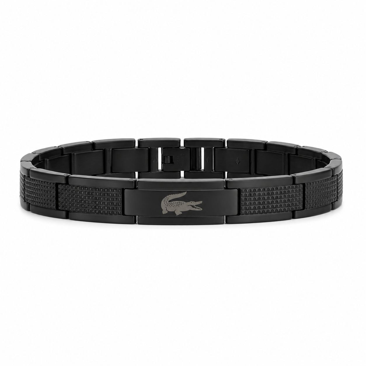 Lacoste Link Bracelet – Full Black Lebanon - ChronoVault