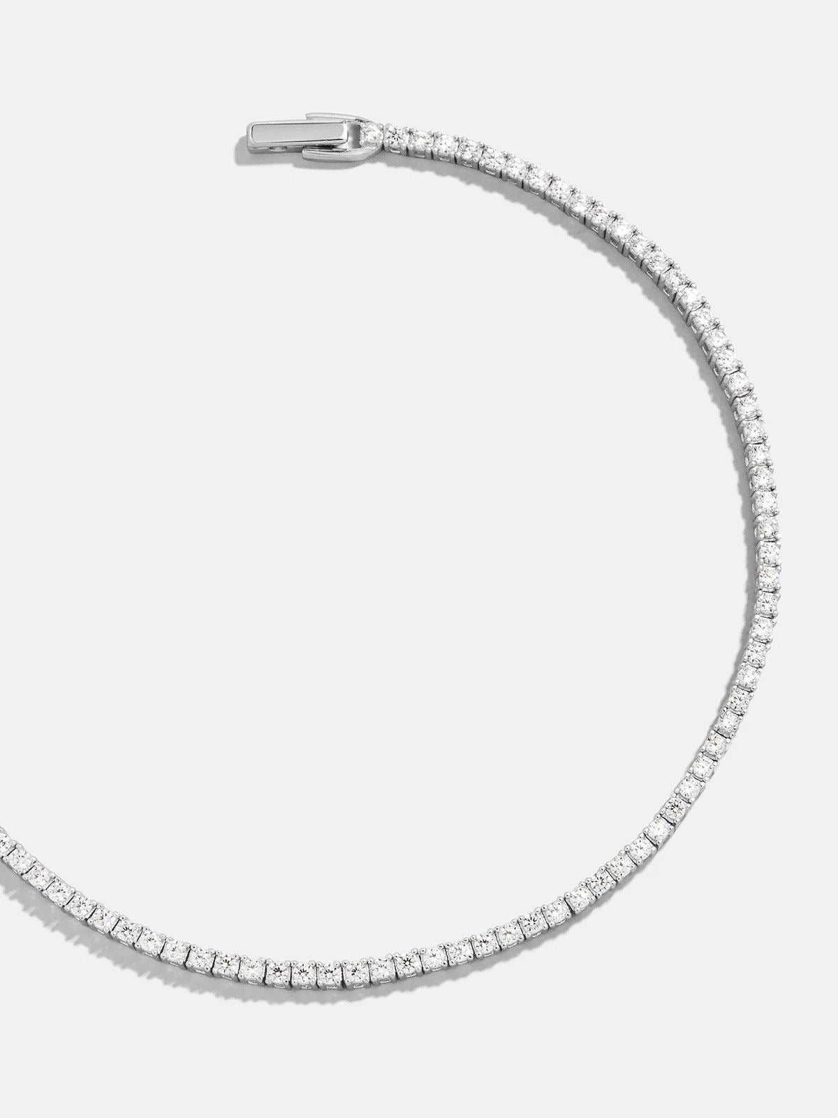Premium Tennis Bracelet silver-tone brilliant round-cut stones unisex - Lebanon | ChronoVault
