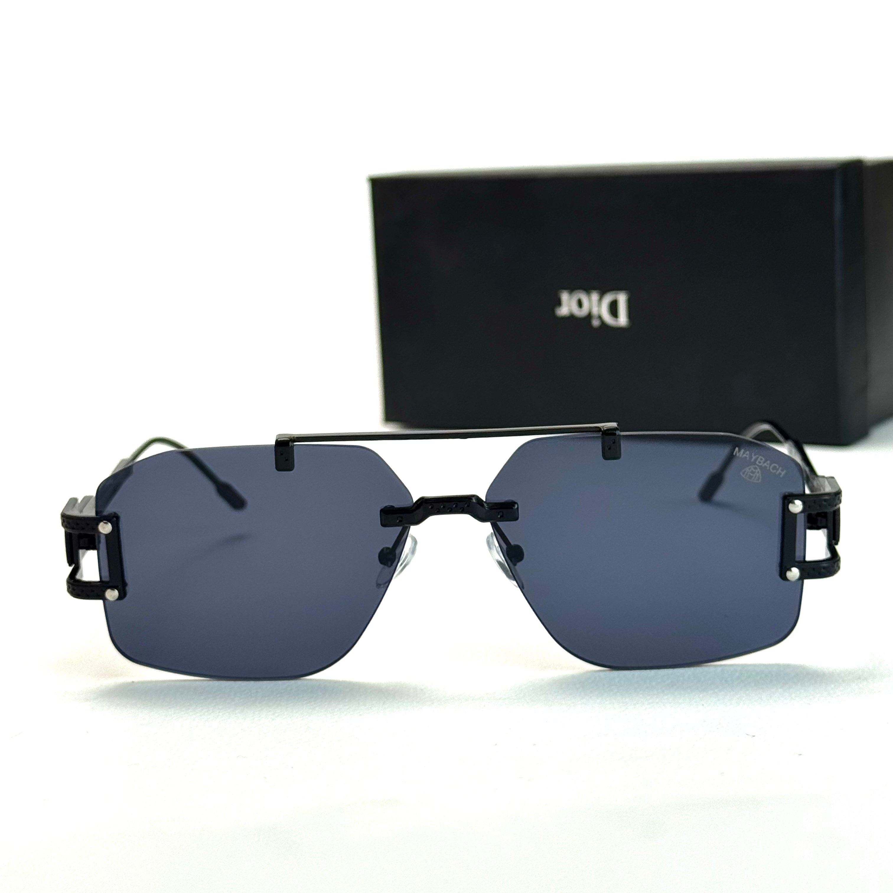 Maybach Baron M1 Full Black Sunglasses Side View Lebanon - ChronoVault