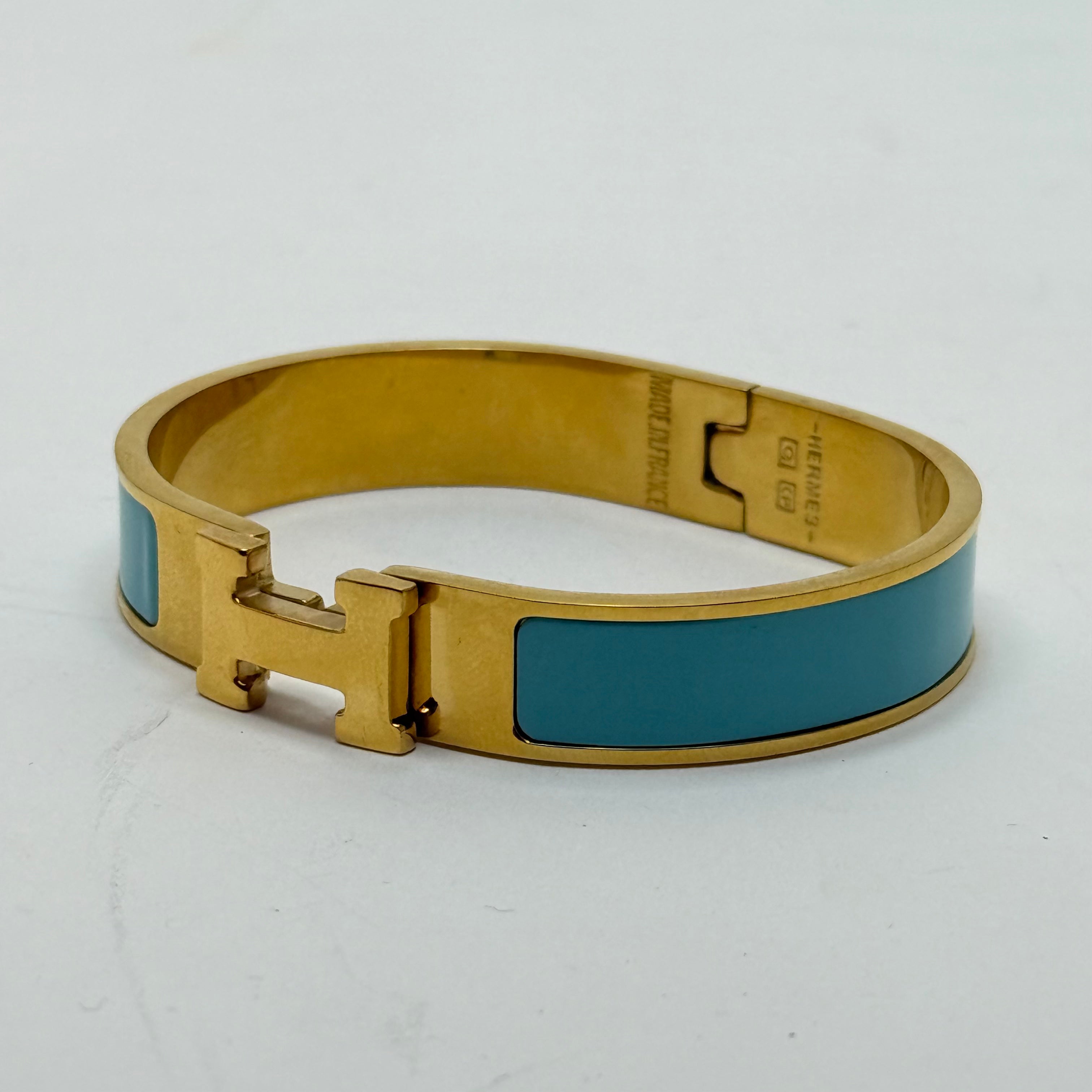 Hermès Clic H – Gold Blue Lebanon - ChronoVault