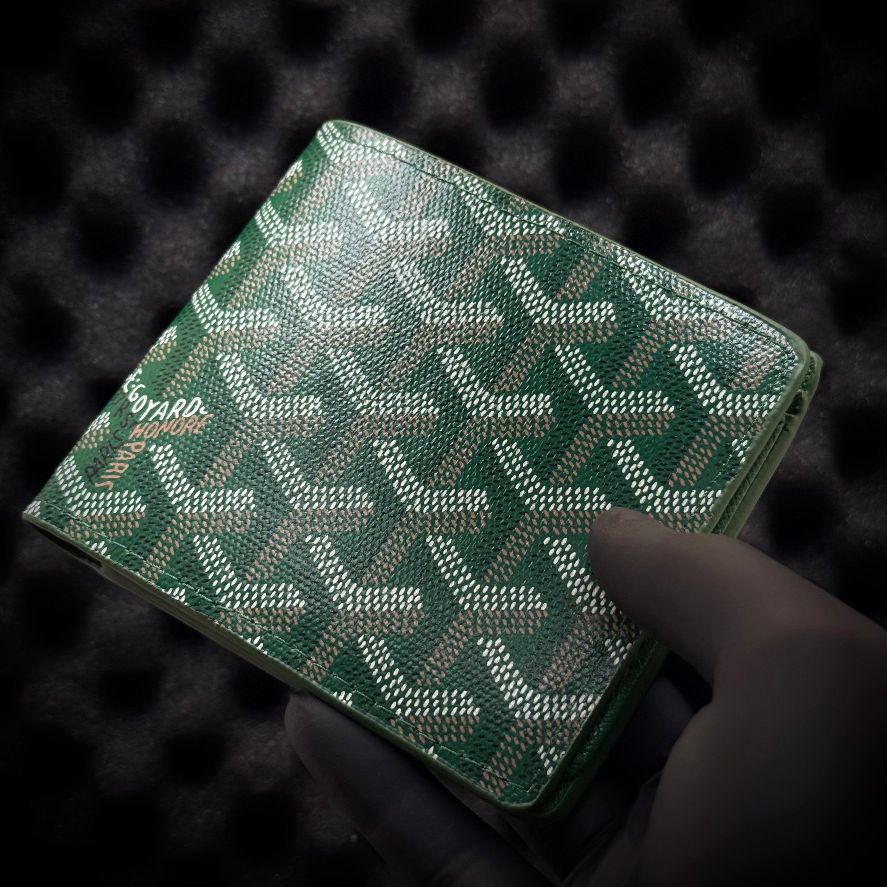 Goyard Monogram Wallet - Green