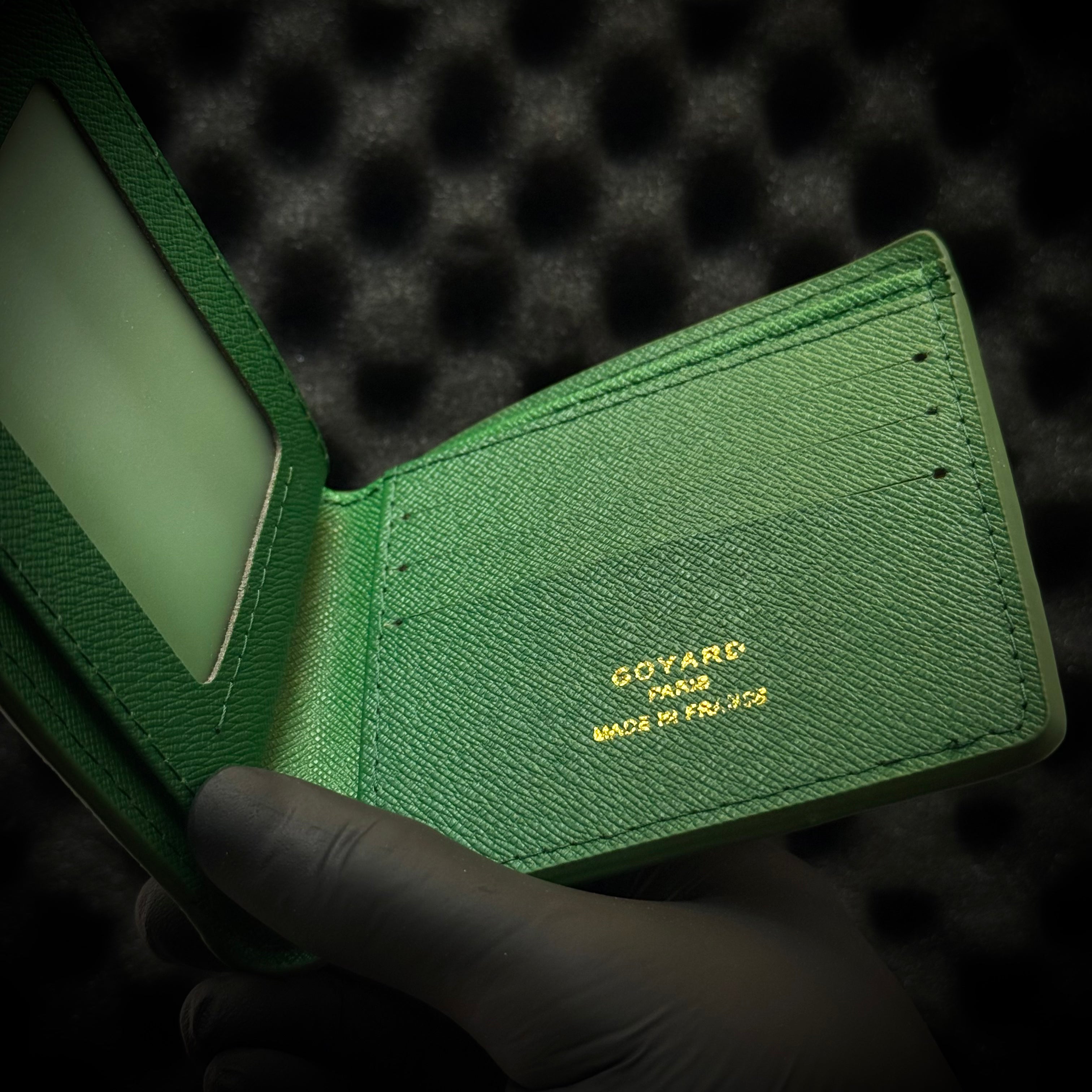 Goyard Monogram Wallet - Green