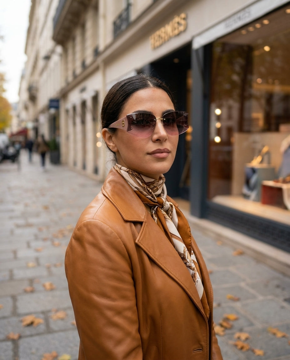 Balenciaga Butterfly Pink Rose Sunglasses Lifestyle Lebanon – ChronoVault