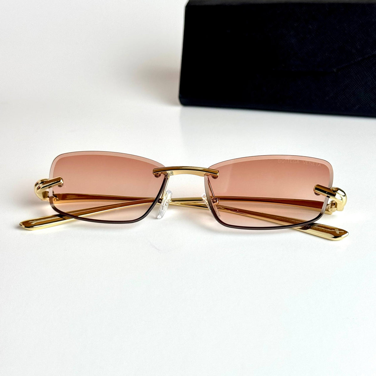 Bottega Veneta BV1325S Gold Pink Sunglasses Lebanon - ChronoVault - view 4