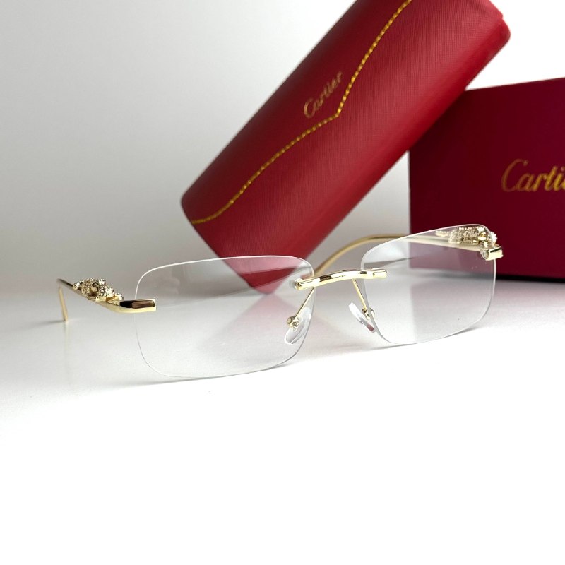 Cartier CT0426O Gold Clear Sunglasses Lebanon - ChronoVault - view 4