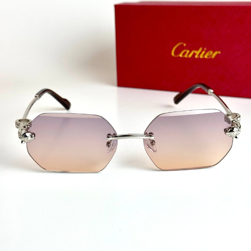 Cartier CT0468S Silver Pink women's sunglasses Lebanon - ChronoVault - view 3