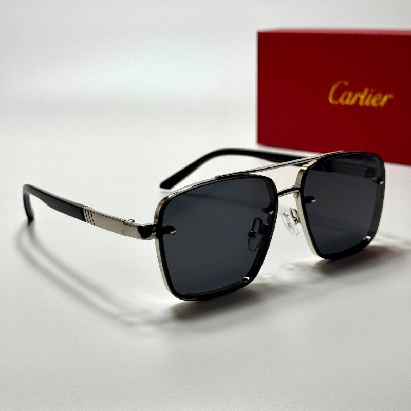 Cartier Navigator CT0428S Gunmetal Black women's sunglasses Lebanon - ChronoVault - view 5