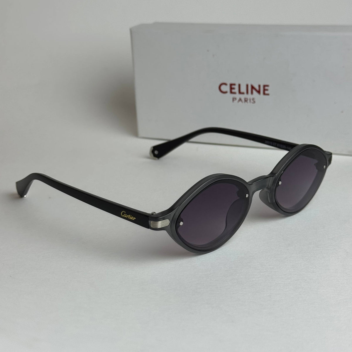 Cartier Oval Smoke Gradient women's sunglasses Lebanon - ChronoVault - view 5