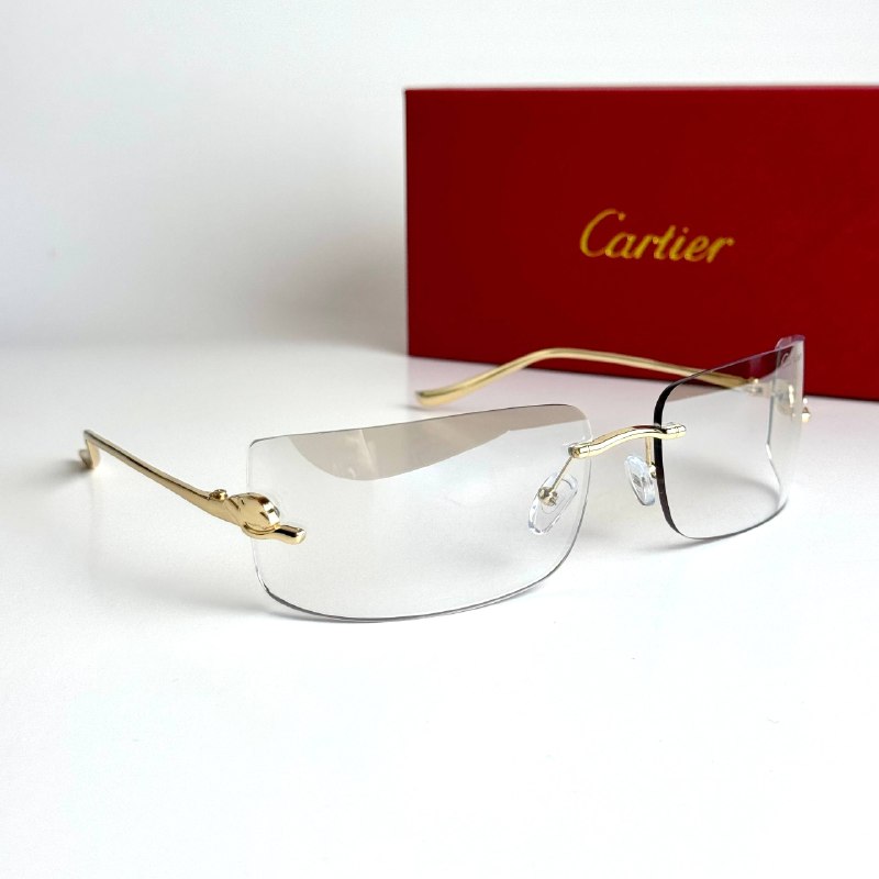 Cartier Rimless CT0436S Gold Nude Sunglasses Lebanon - ChronoVault - view 5