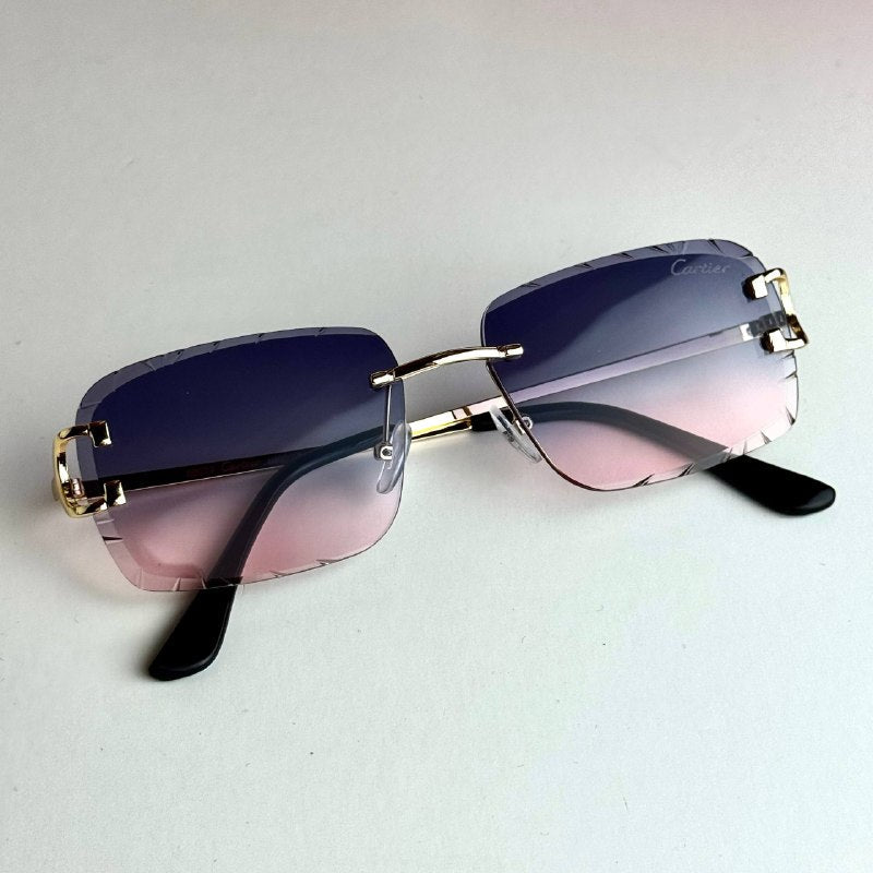 Cartier CT0528S Purple-pink gradient Sunglasses Front View Lebanon - ChronoVault - view 4