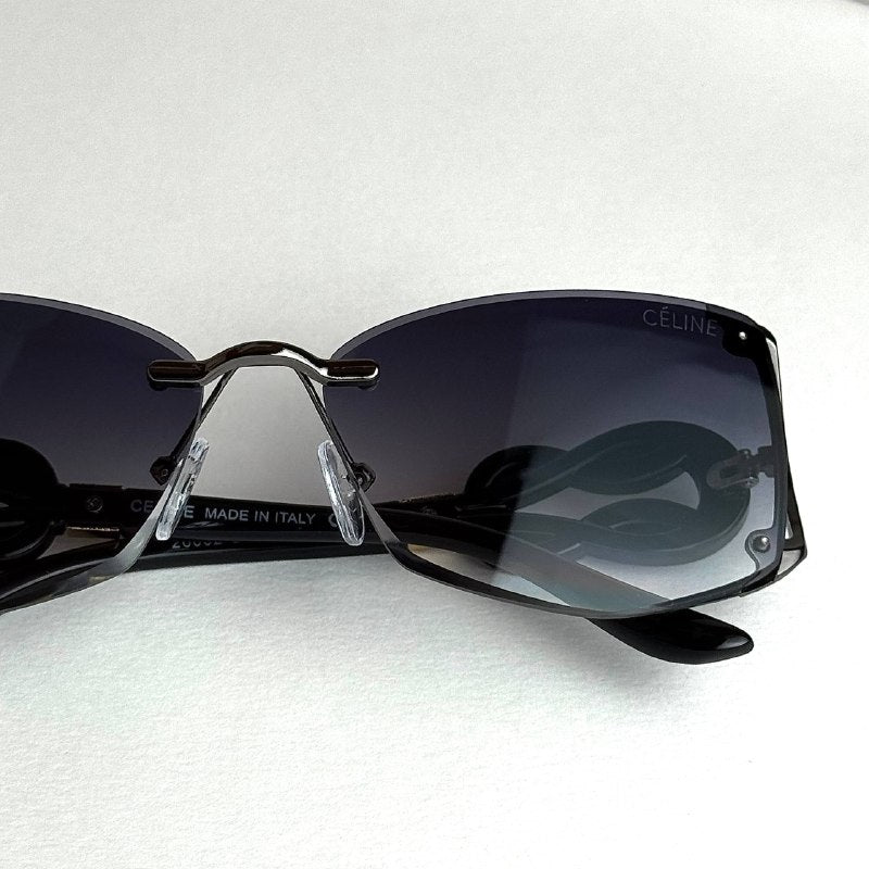 Celine Knot Shield Black Smoke Sunglasses Lebanon - ChronoVault - view 5