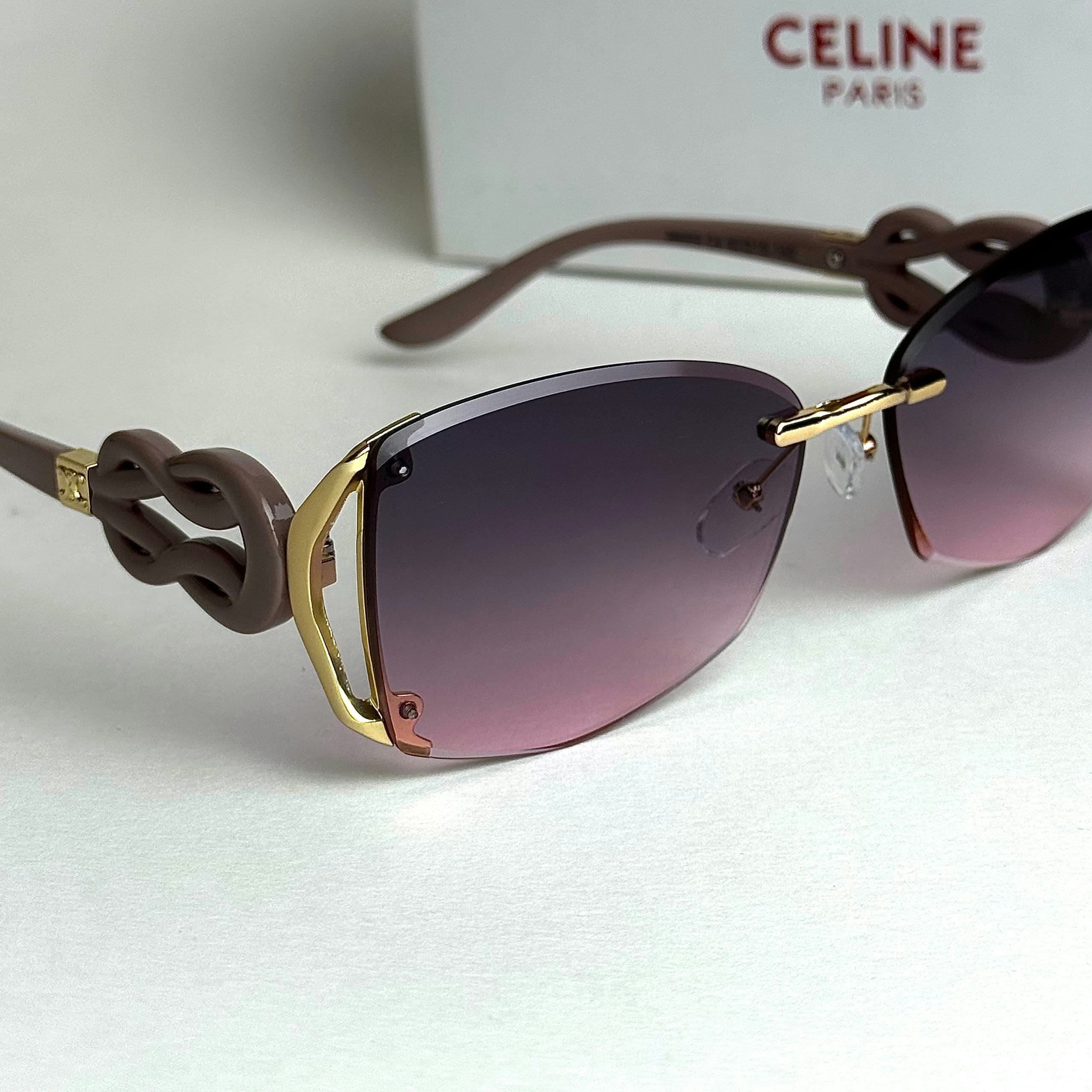 Celine Knot Shield Pink Gradient women's sunglasses Lebanon - ChronoVault - view 2