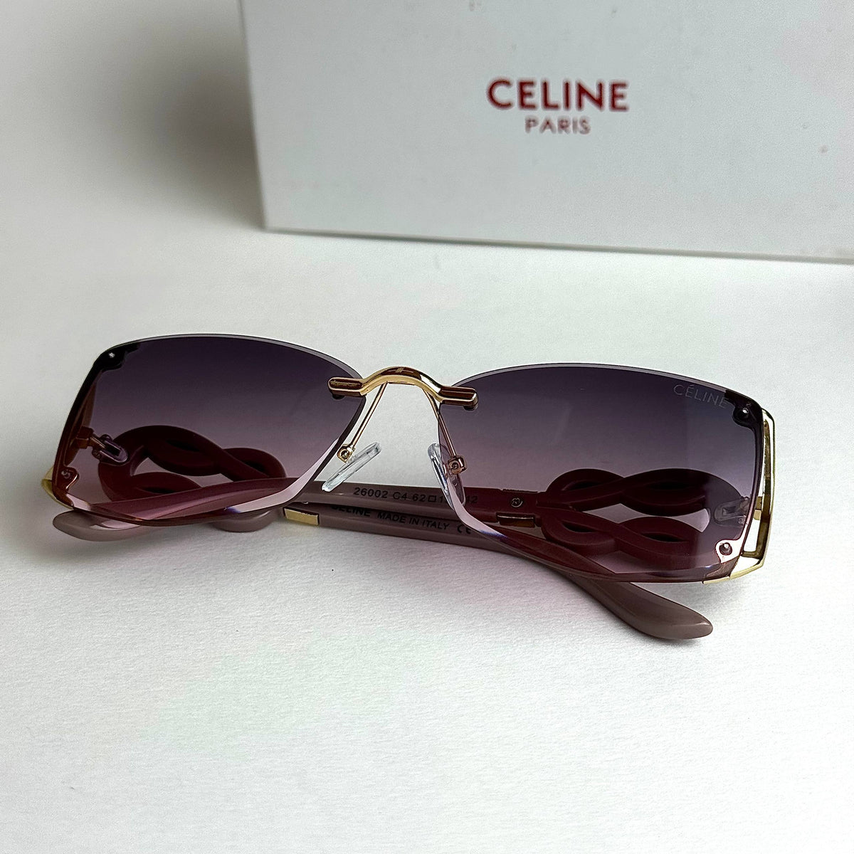 Celine Knot Shield Pink Gradient women's sunglasses Lebanon - ChronoVault - view 5