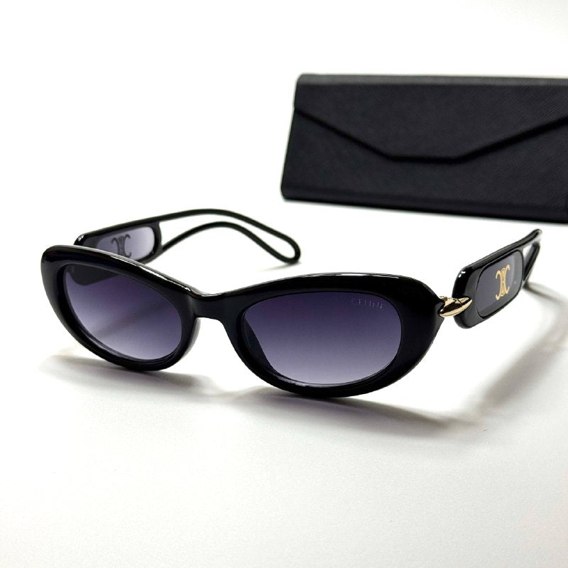 Celine Oval CL4195 Black Purple Gradient women's sunglasses Lebanon - ChronoVault
