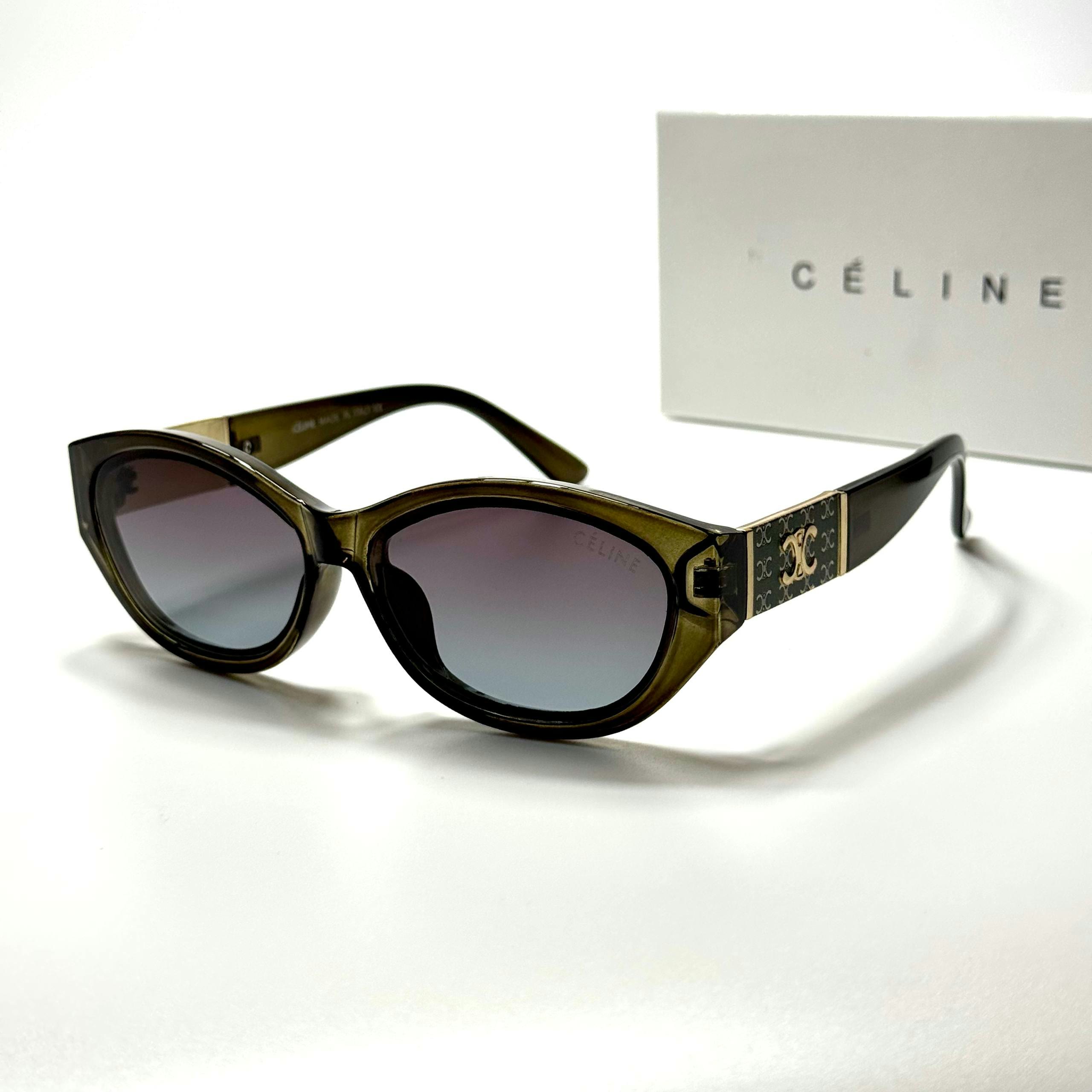 Celine Oval CL4928 Olive Grey Gradient women's sunglasses Lebanon - ChronoVault