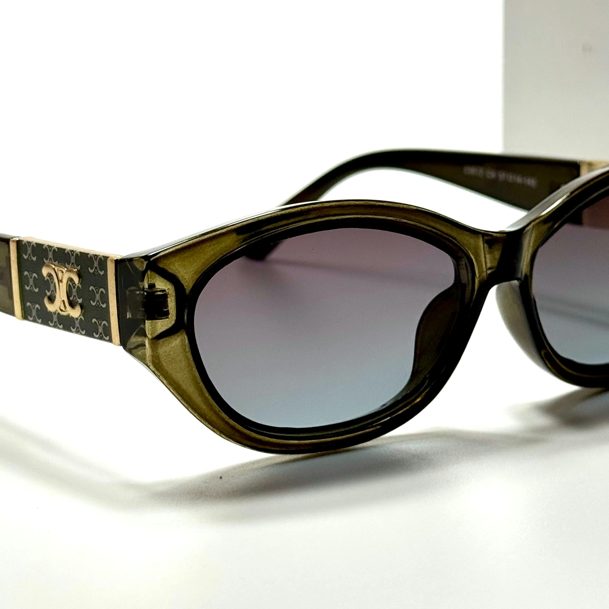 Celine Oval CL4928 Olive Grey Gradient women's sunglasses Lebanon - ChronoVault - view 2