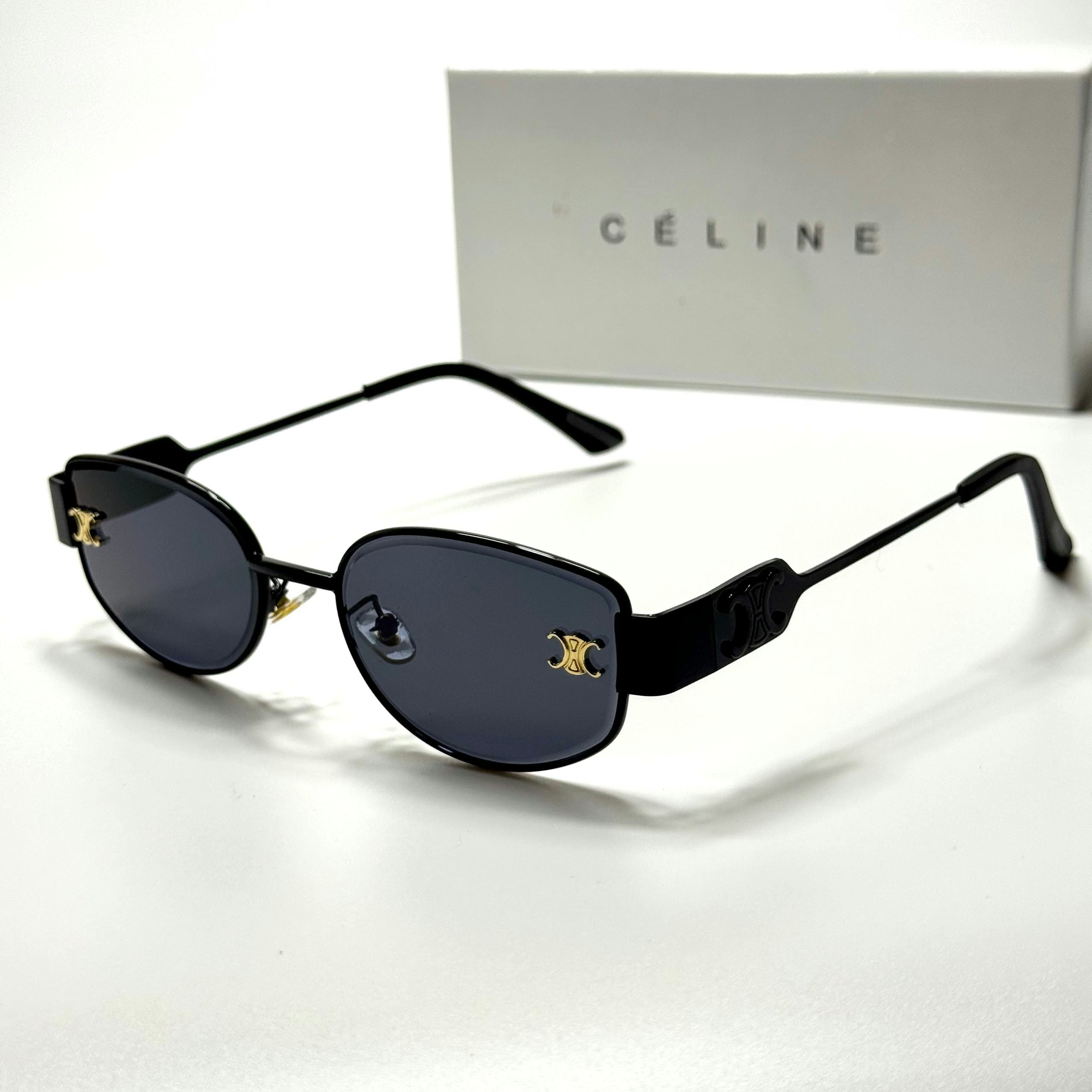 Celine Oval CL5064 Black Grey women's sunglasses Lebanon - ChronoVault