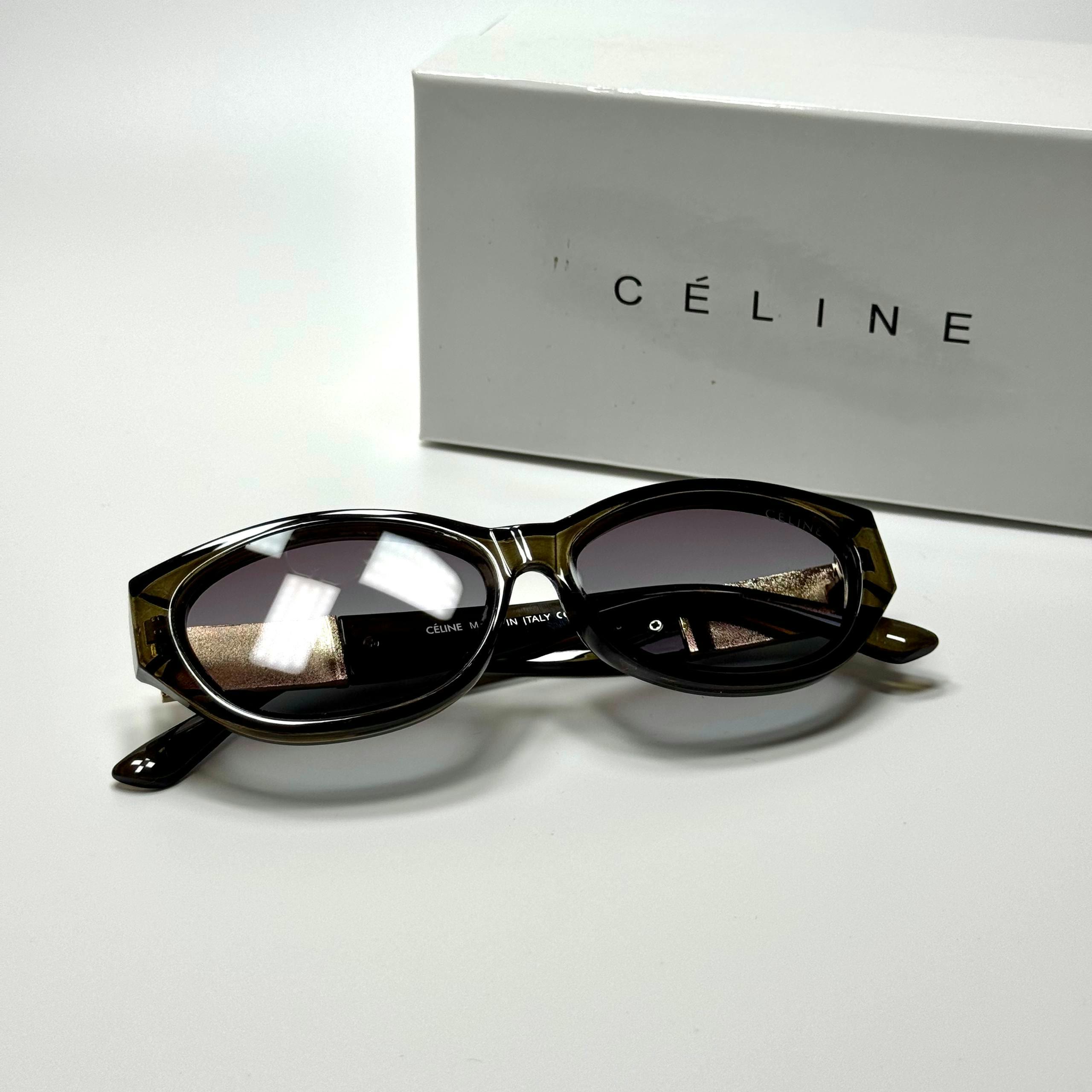 Celine Triomphe Cateye Olive women's sunglasses Lebanon - ChronoVault - view 3