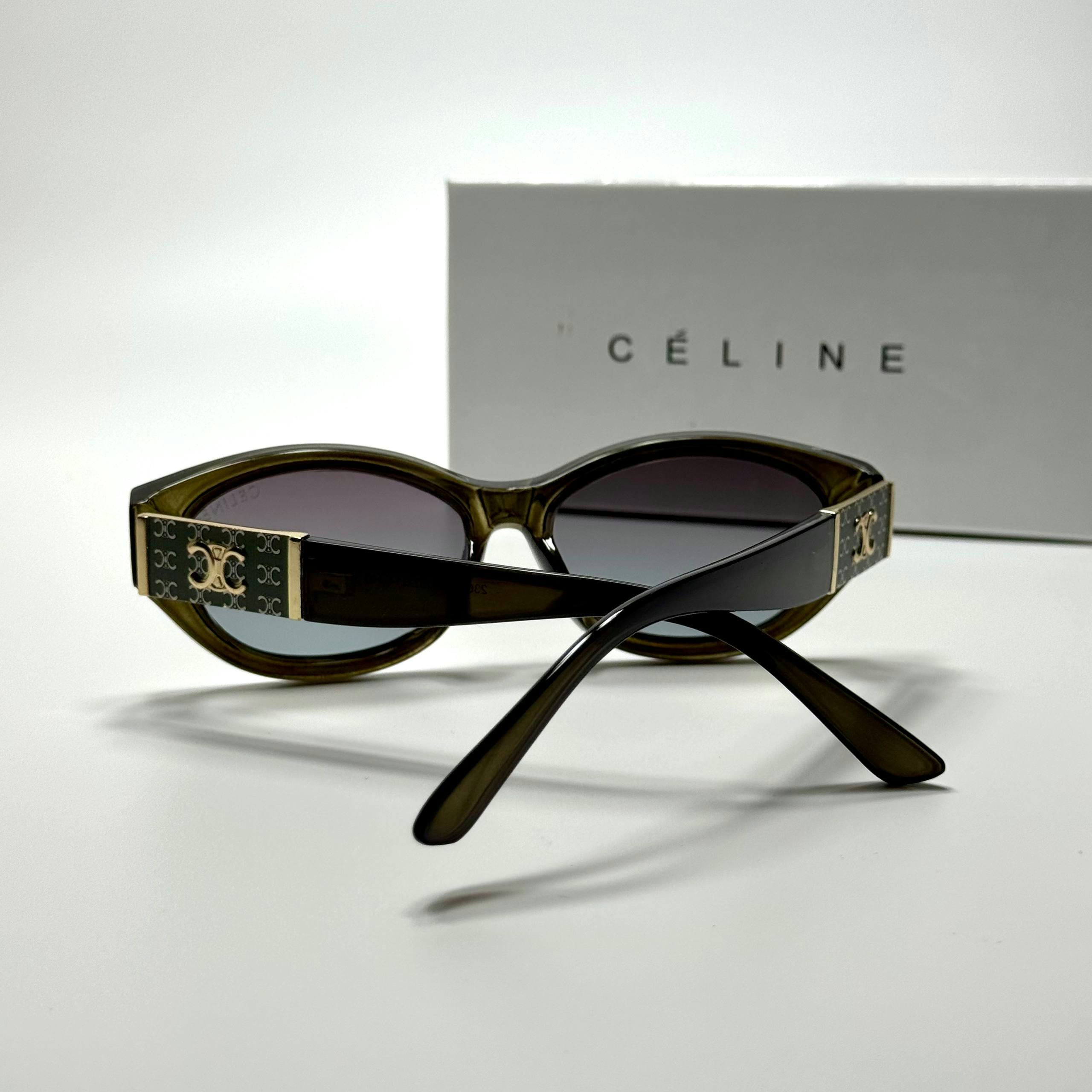 Celine Triomphe Cateye Olive women's sunglasses Lebanon - ChronoVault - view 4