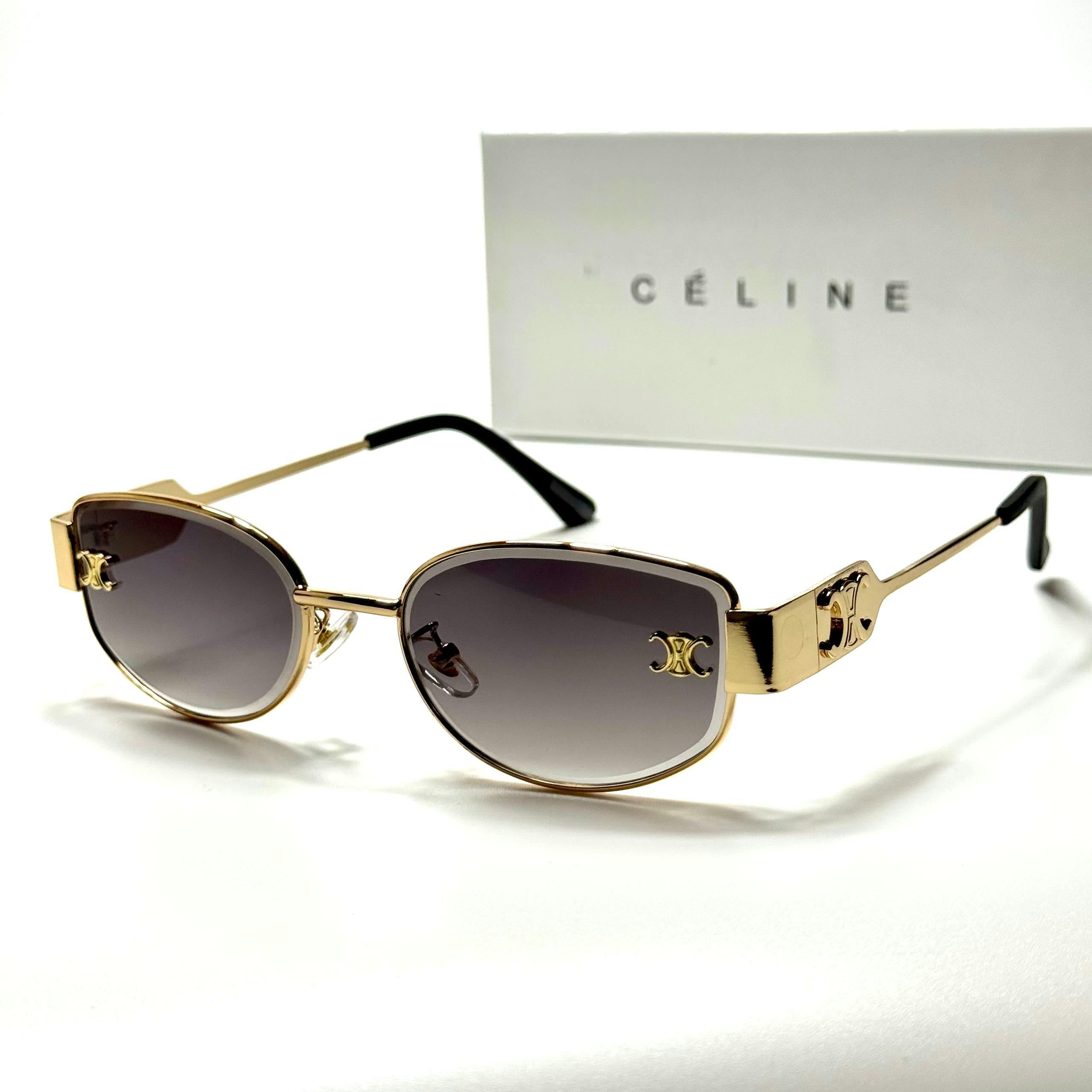 Celine Triomphe CL4037 Gold Grey women's sunglasses Lebanon - ChronoVault
