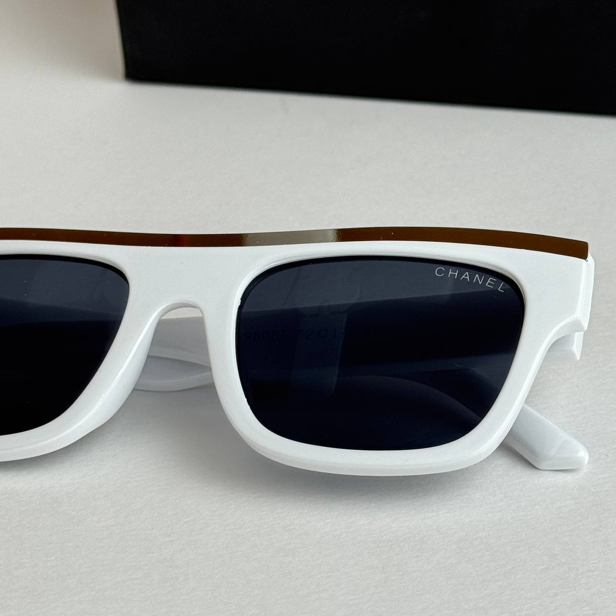 Chanel CH6056 N White Black Sunglasses Lebanon - ChronoVault - view 5