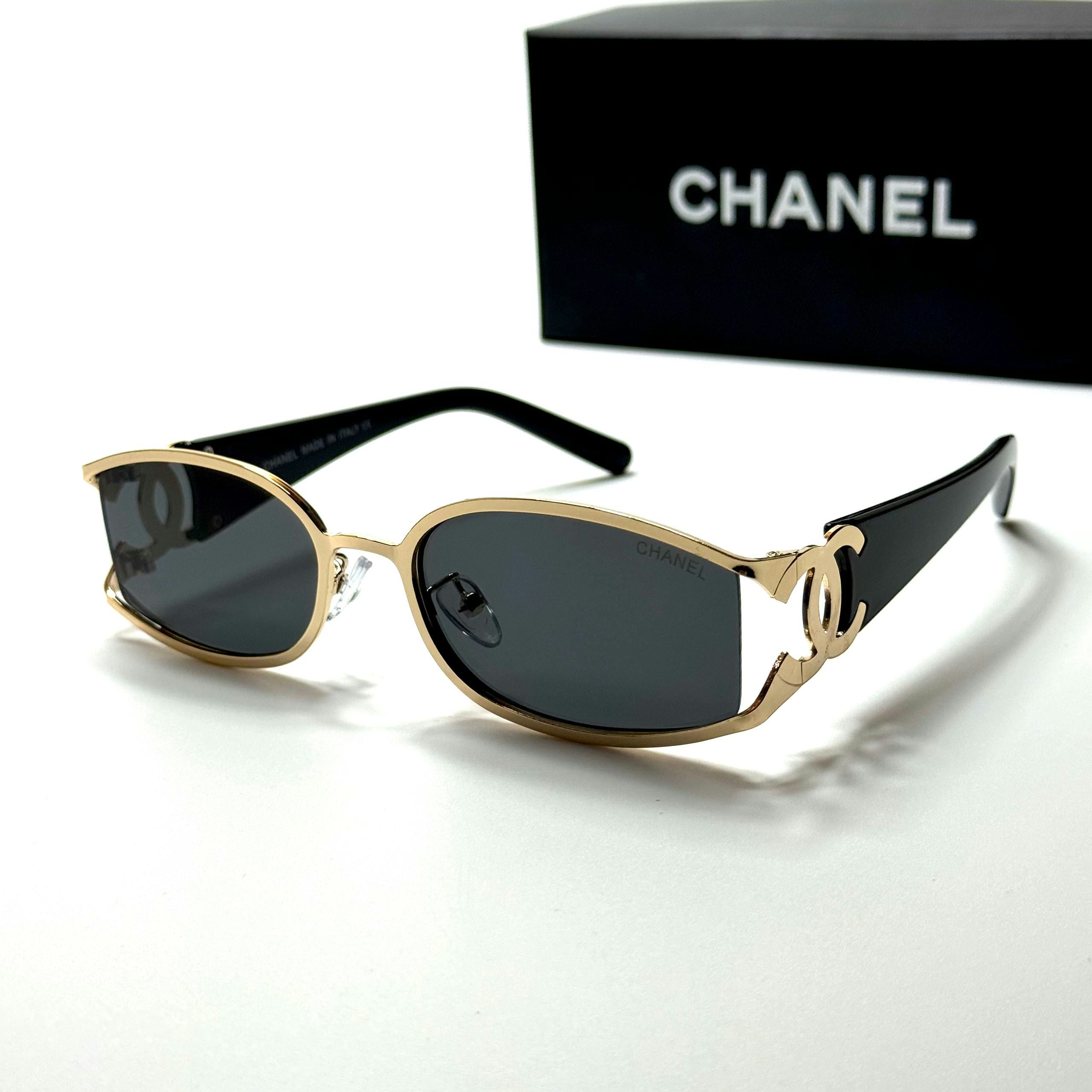 Chanel Oval CH4216 Gold Black women's sunglasses Lebanon - ChronoVault