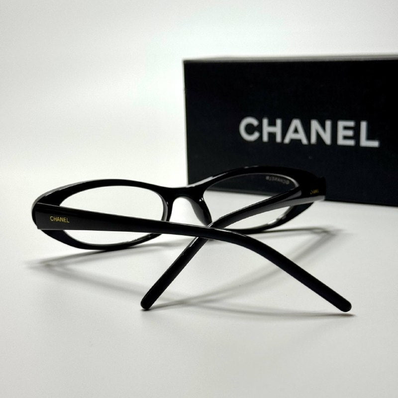 Chanel Oval CH5078 Black Clear women's sunglasses Lebanon - ChronoVault - view 5