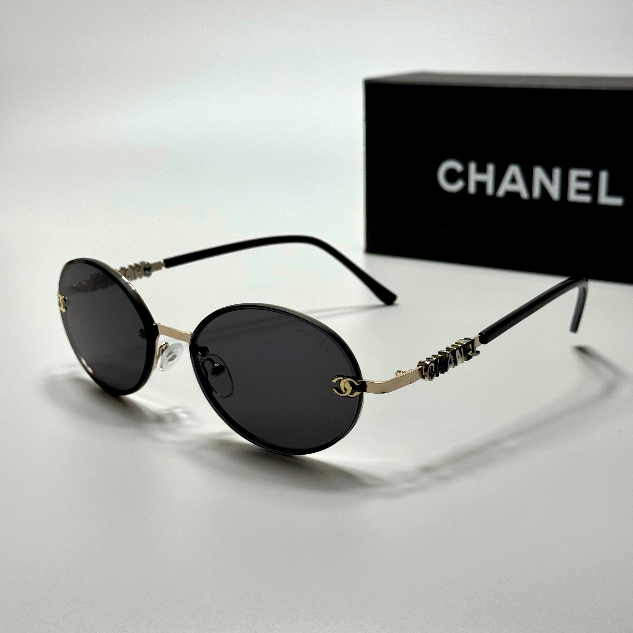 Chanel Oval CH6082 Gold Black women's sunglasses Lebanon - ChronoVault