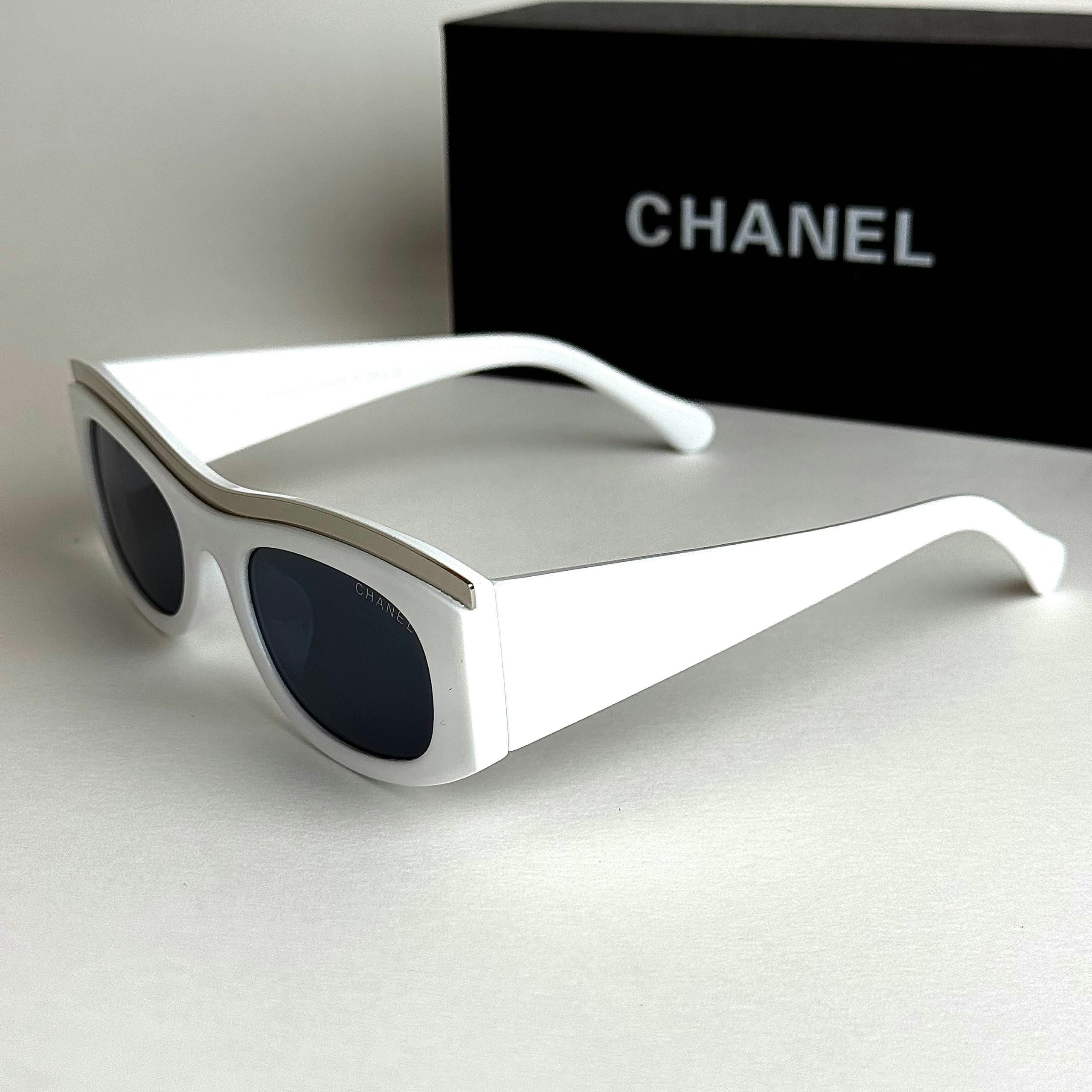 Chanel Signature White Black women's sunglasses Lebanon - ChronoVault